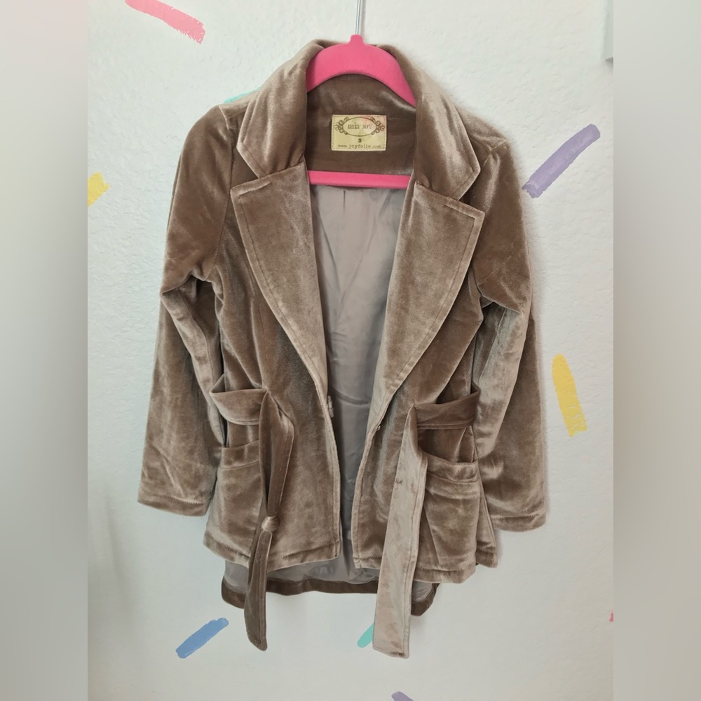 Joyfolie velvet jacket